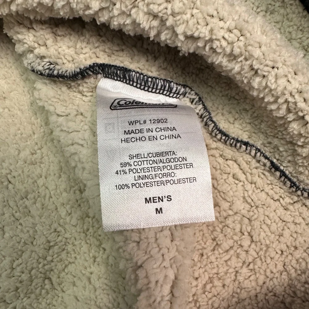 Coleman Bonded Waffle Long Sleeve Sherpa-lined Shirt. Sz M.